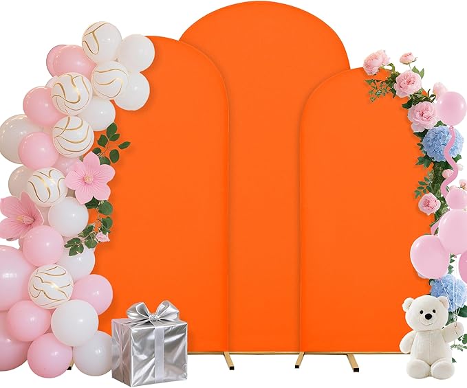 Wedding Arch Covers Arch Backdrop Cover Arch Stand Covers 7.2FT 6.6FT 6FT Set by Unknown