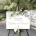 Welcome Sign Wedding With Stand, Welcome To Our Forever Wedding Sign, Wedding by Jewelry