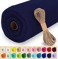 Navy Blue Tulle Fabric Roll by Luceinvita