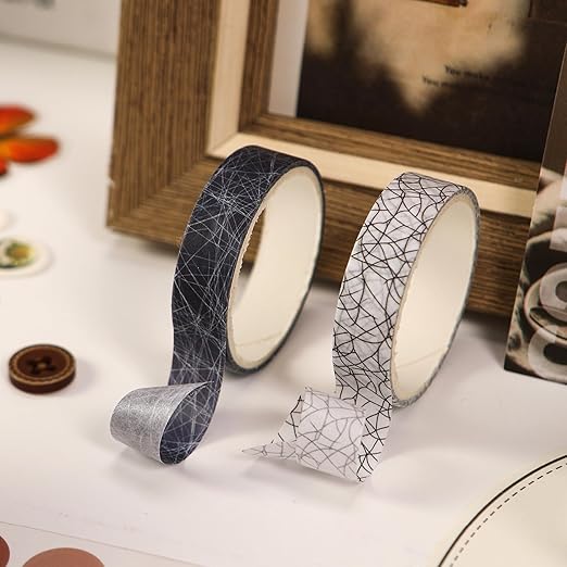 YUBBAEX 60 Rolls Value Washi Tape Pack Retro Arts Masking Tape Basic Patterns - Image 8