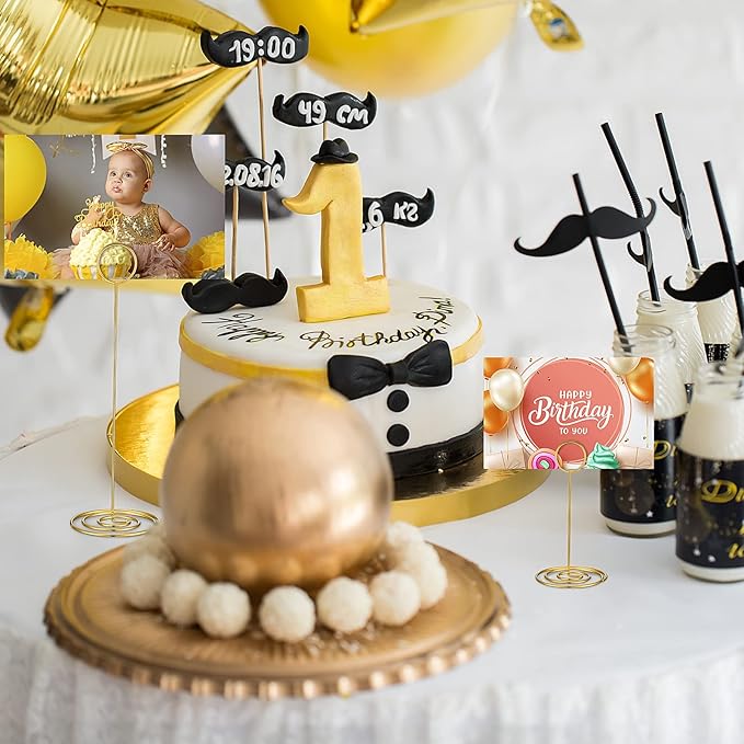 Teling 36 Pieces Table Number Holders 3 Size Place Card Holder Name Numbers - Image 5