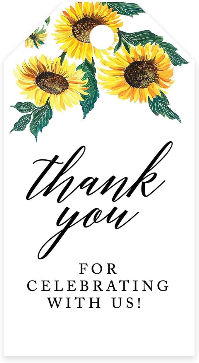 Andaz Press 100-Pack Thank You for Celebrating by AndazPress