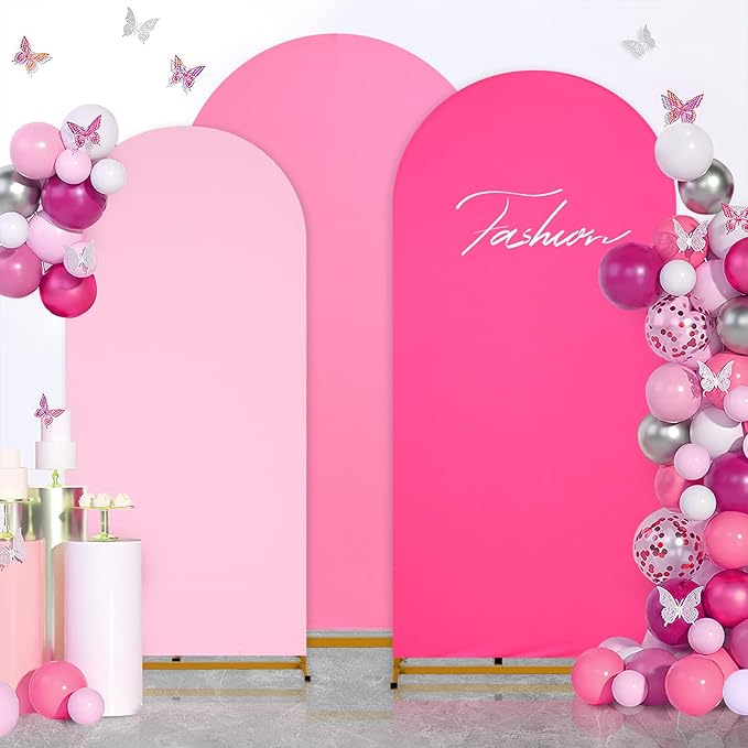 SoarDream Wedding Arch Cover Double-Sided Spandex Fitted Wedding Arch Stand - Image 4
