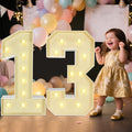 Marquee Light Up Numbers: 3FT Large Decorative Letters Signs by Unknown