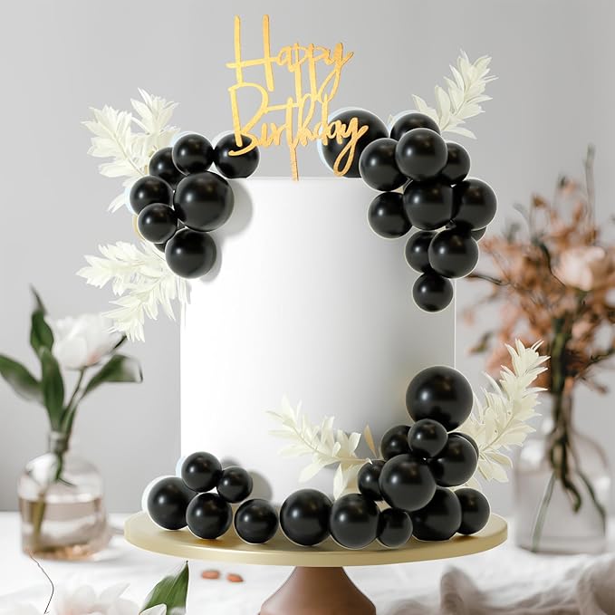 MIAHART Ball Cake Toppers Boho Grass Cake Topper Ball Cake Insert Decoration - Image 5