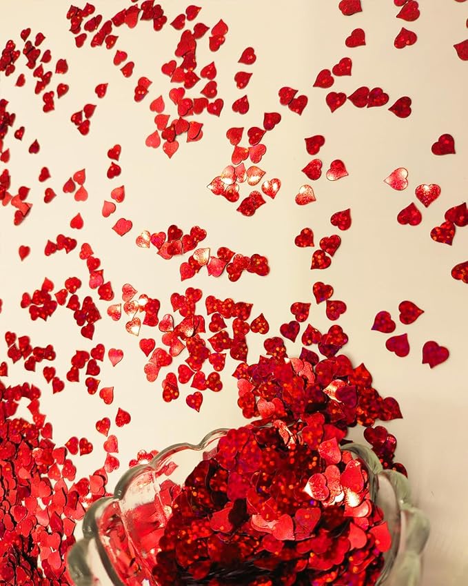 Heart Confetti Bulk by Comemela
