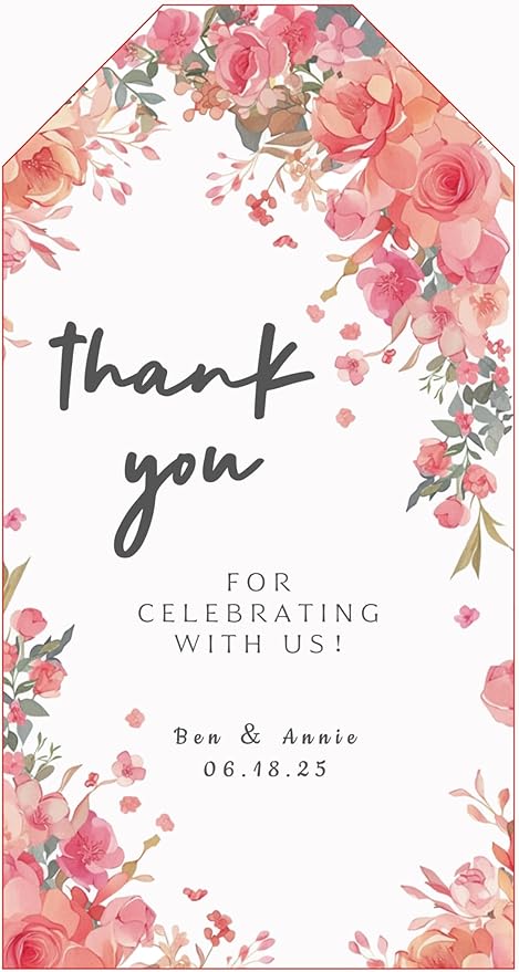 Personalized Gift Tags, Thank You Tags by Unknown