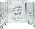 Glass Personalized Blended Family Sand Ceremony Set by DaKuHo