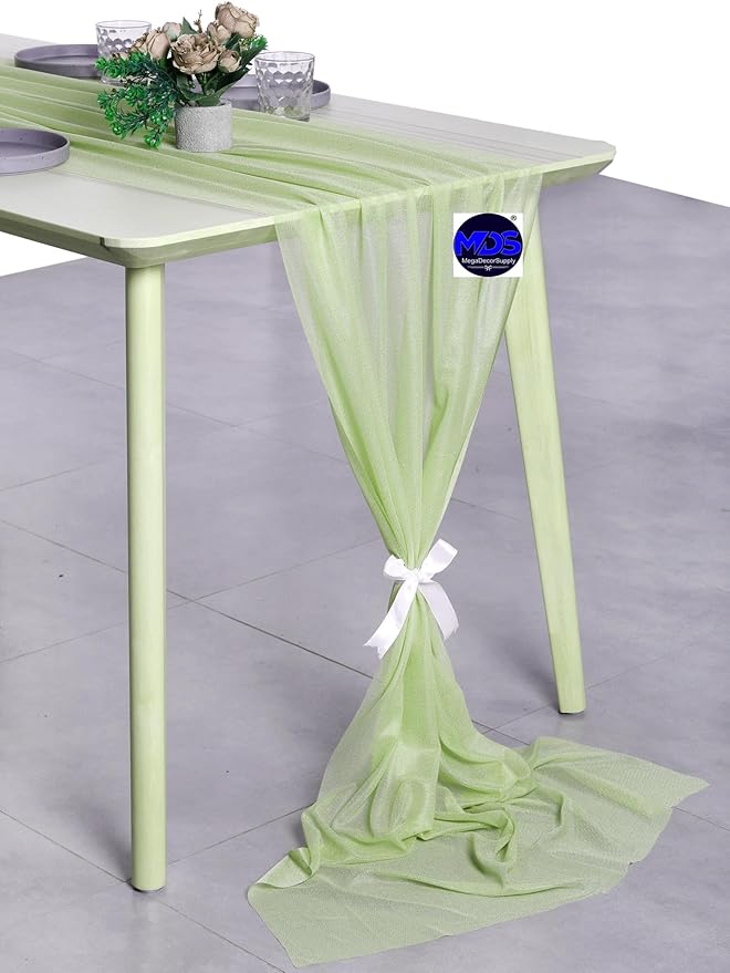 MDS Halloween Chiffon Table Runner - Image 3
