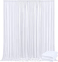10x10ft Backdrop Curtains for Parties, 2 Panels 5x10ft Photography Backdrop by JKLUMI