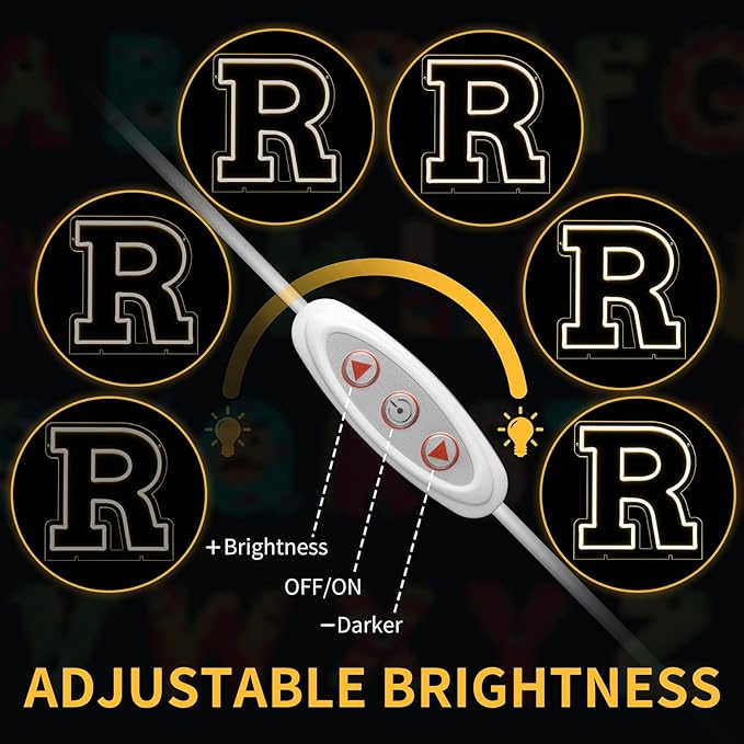 Light Up Letters R, Led Marquee Letter Lights Neon Sign, 13.9" Height - Image 3