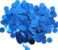 Blue Metallic Foil Confetti Round Dots Glitter Table Confetti by SIPRKAICT