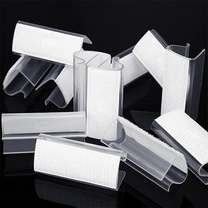 36 Pieces Table Skirting Clips Clear Tablecloth Clips - Image 5