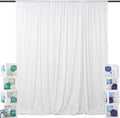 ShinyBeauty 20ftx10ft-White-Sequins Fabric Backdrop Curtain Sequin Photo Booth by ShinyBeauty
