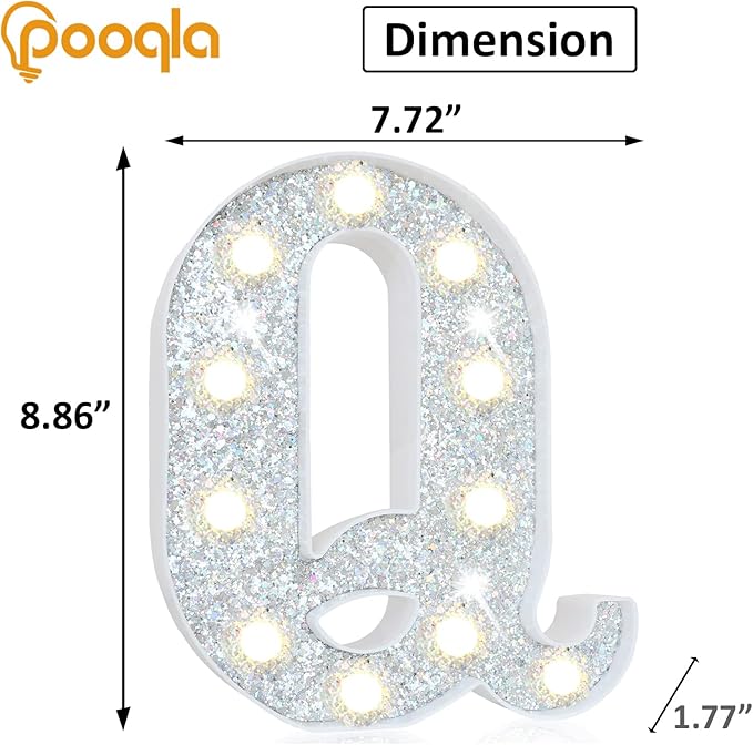 Pooqla Light Up Letters, LED Marquee Letters - Image 5
