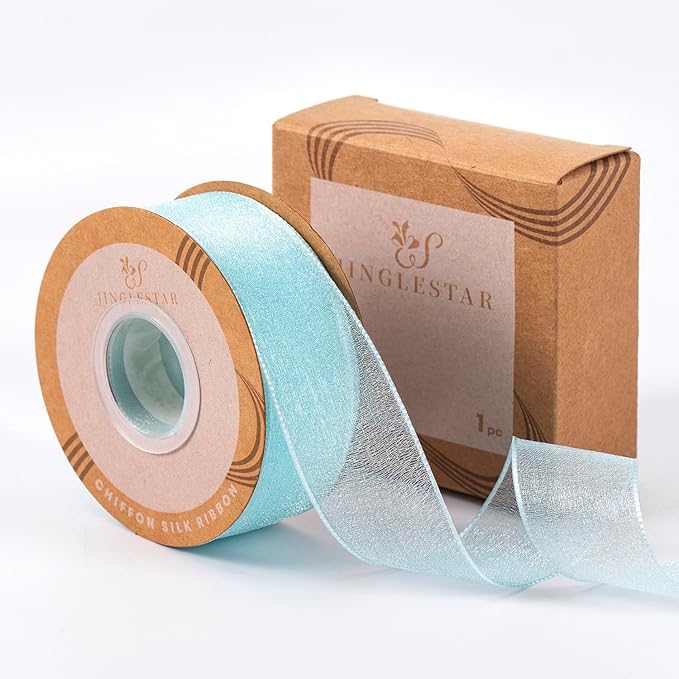 1 Inch Wide Sheer Chiffon Ribbon - Image 7