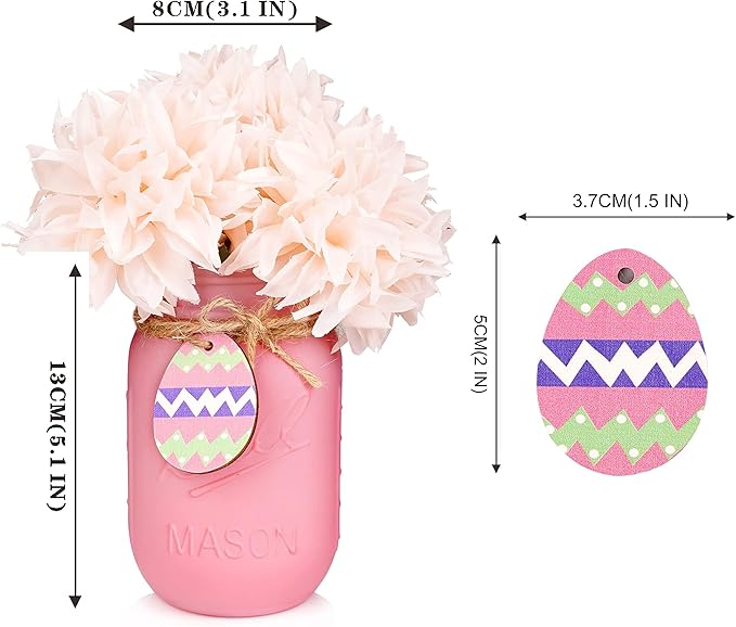 Easter Decorations, Easter Mason Jars Decoration, Easter Farmhouse Decor - Image 2