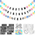Giant Friendship Bracelet Garland Kit, DIY Birthday Banner by Simgoing