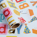 Aimyoo Blue Birthday Wrapping Paper Roll by Aimyoo
