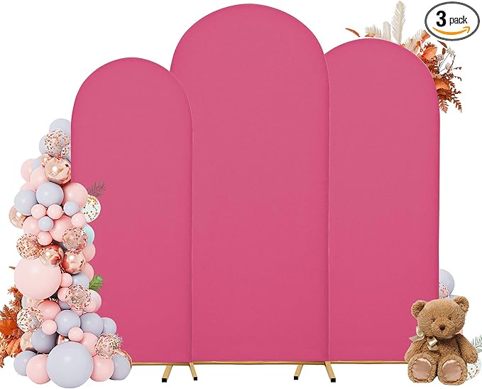 Wedding Arch Covers Arch Backdrop Cover Arch Stand Covers 7.2FT 6.6FT 6FT Set by Unknown