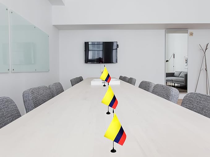 Colombia Desk Flag, 12 Pack Colombian Table Office Flag - Image 5