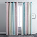 FANLI Ombre Rainbow Blackout Curtains by FANLI
