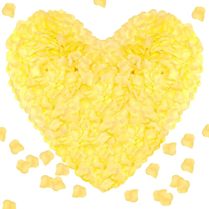 1000Pieces Rose Petals, Artificial Flower Petals Fake Rose Petals by Pyrrhiax
