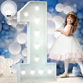 Marquee Numbers 4 Feet Tall Big Light Up Numbers First 1st 21st Wild One Happy by Letsmakeitimpressive
