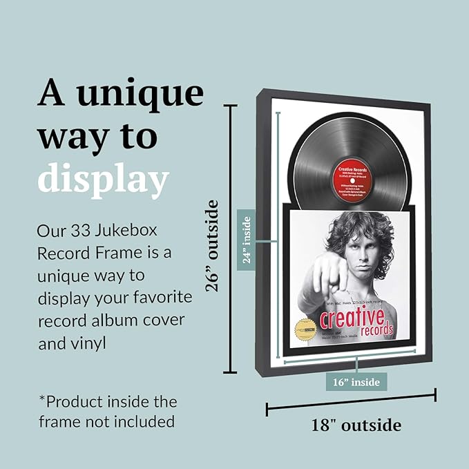 Creative Picture Frames 16" x 24" Jukebox Vinyl Frame Display - Image 2