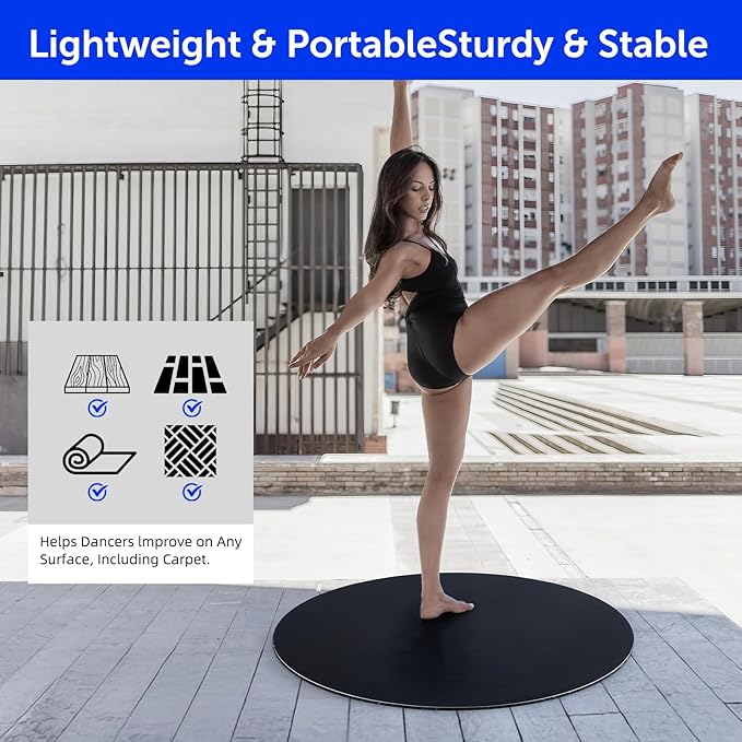 31inch Portable Dance Floor, Tap Dance Floor, Ballet Training Equipment Ideal - Image 6