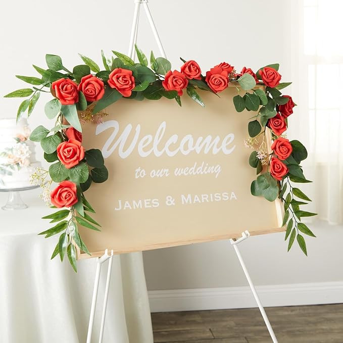 Juvale 100 Pack Red Artificial Flowers - Image 5