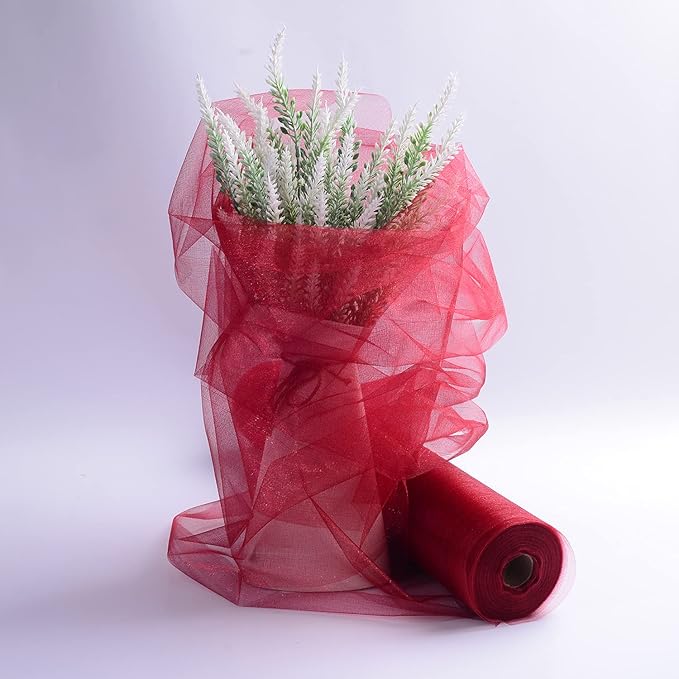Crystal Organza Fabric Tulle - Image 4