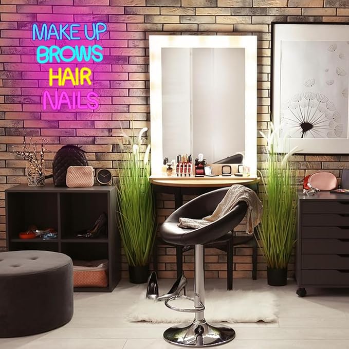 Makeup Studio Neon Sign for Wall Decor, Spa Beauty Room Neon Light, Dimmable - Image 7