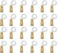 Wine Bottle Lights with Cork, Battery Operated 24 Pack 20 LED Cork Shape Silver by LoveNite