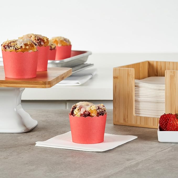 Panificio 3 Ounce Cupcake Wrappers, 200 Scalloped Baking Cups - Image 4