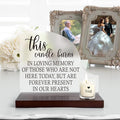 in loving memory wedding sign, wedding decorations, memorial candle, in memory by Roxiuc