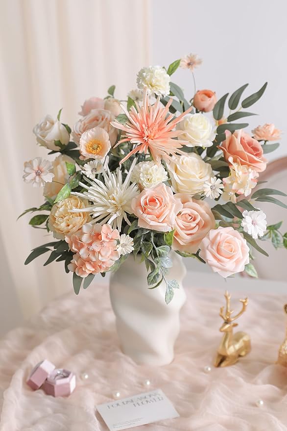 Serra Flora Artificial Flowers Combo Box Set Faux Flowers Bulk Flower Leaf - Image 4