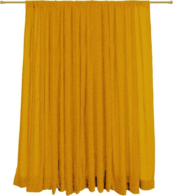 10ft x10ft Gold Metallic Spandex Backdrop, 1 Panel Glitter Sheer Photography - Image 5