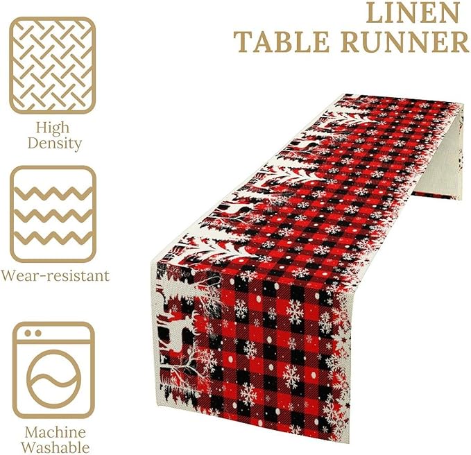 Christmas Table Runner, W13X L108 in - Image 2