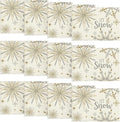 Artoid Mode Beige Snowflake Let It Snow Winter Placemats Set of 12, 12x18 Inch by ArtoidMode