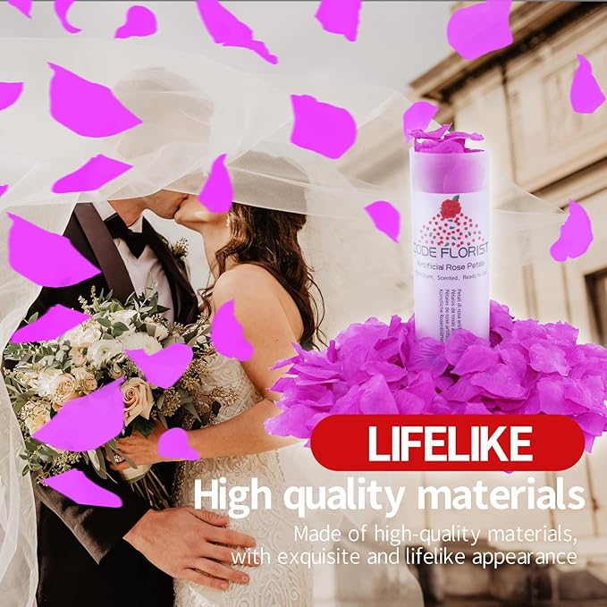 CODE FLORIST 1500 PCS Silk Rose Petals, Fake Rose Petals - Image 3