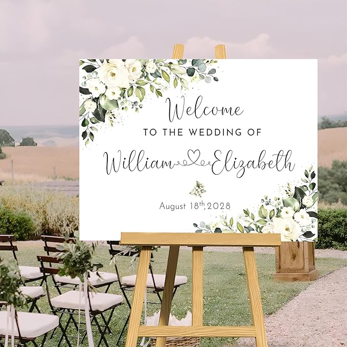 Welcome To Our Wedding Welcome Sign Personalized, Reserved Signs - Image 4