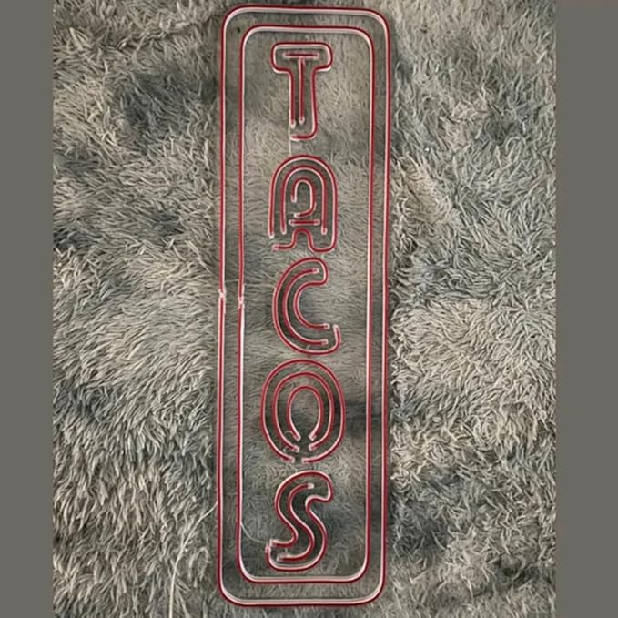 Open Tacos Neon Sign, Tacos Led Sign, Custom Neon Sign, Mexico Restaurant Wall - Image 5