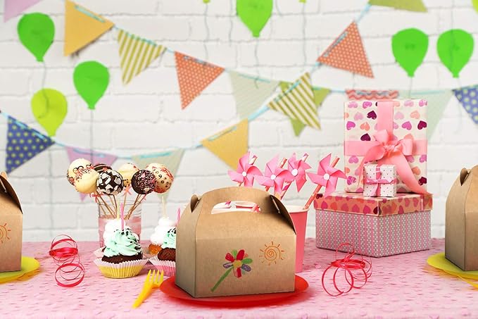 ValBox Treat Boxes 30 Pack Brown Kraft Paper Gable Gift Boxes - Image 6