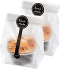 Palksky200pcs Translucent Plastic Bags/Bakery Bags by Palksky