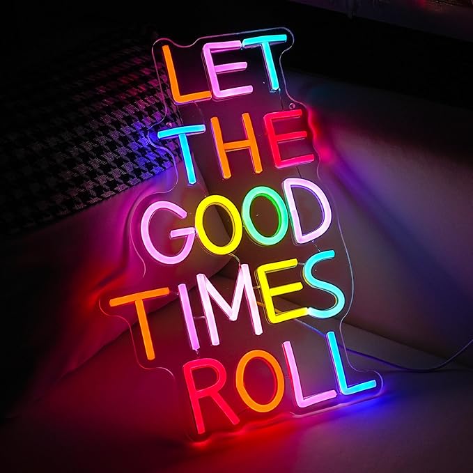 Let The Good Times Roll Neon Sign Good Times Sign Neon Light - Image 5