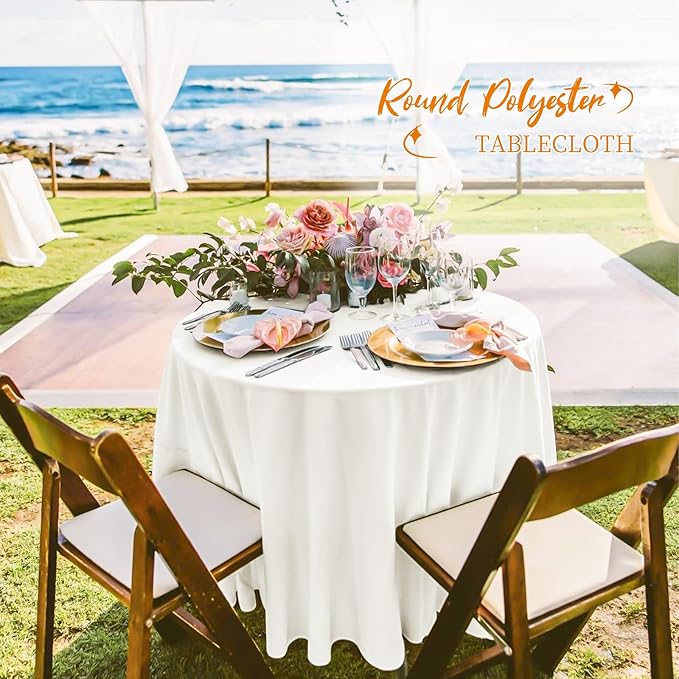 12 Pack Round Tablecloth 90 Inch - Image 3