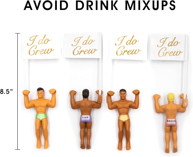 NPW Drinking Buddies Bride Squad, Bachelorette Drink Markers, Party Accessories - Image 5