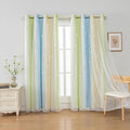 FANLI Ombre Rainbow Blackout Curtains by FANLI