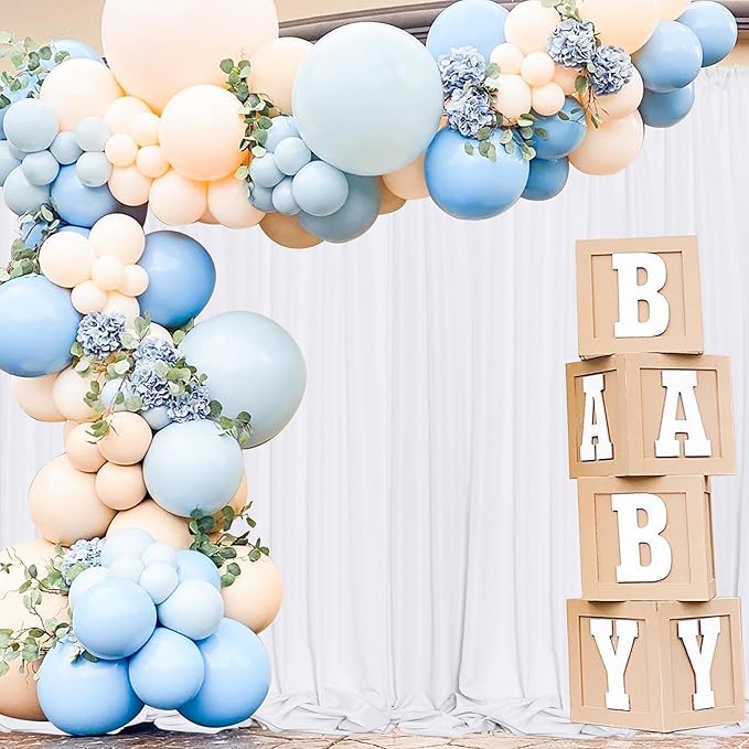 MEETSKY White Backdrop Curtains - Image 8